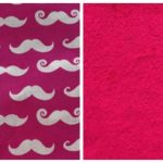 Moustaches fuchsia