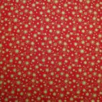 Rouge étoiles dorées