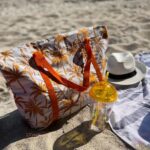 Sac de plage Palmiers Orange