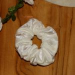 Chouchou Velours Blanc