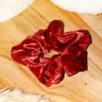 Chouchou Velours Rouge