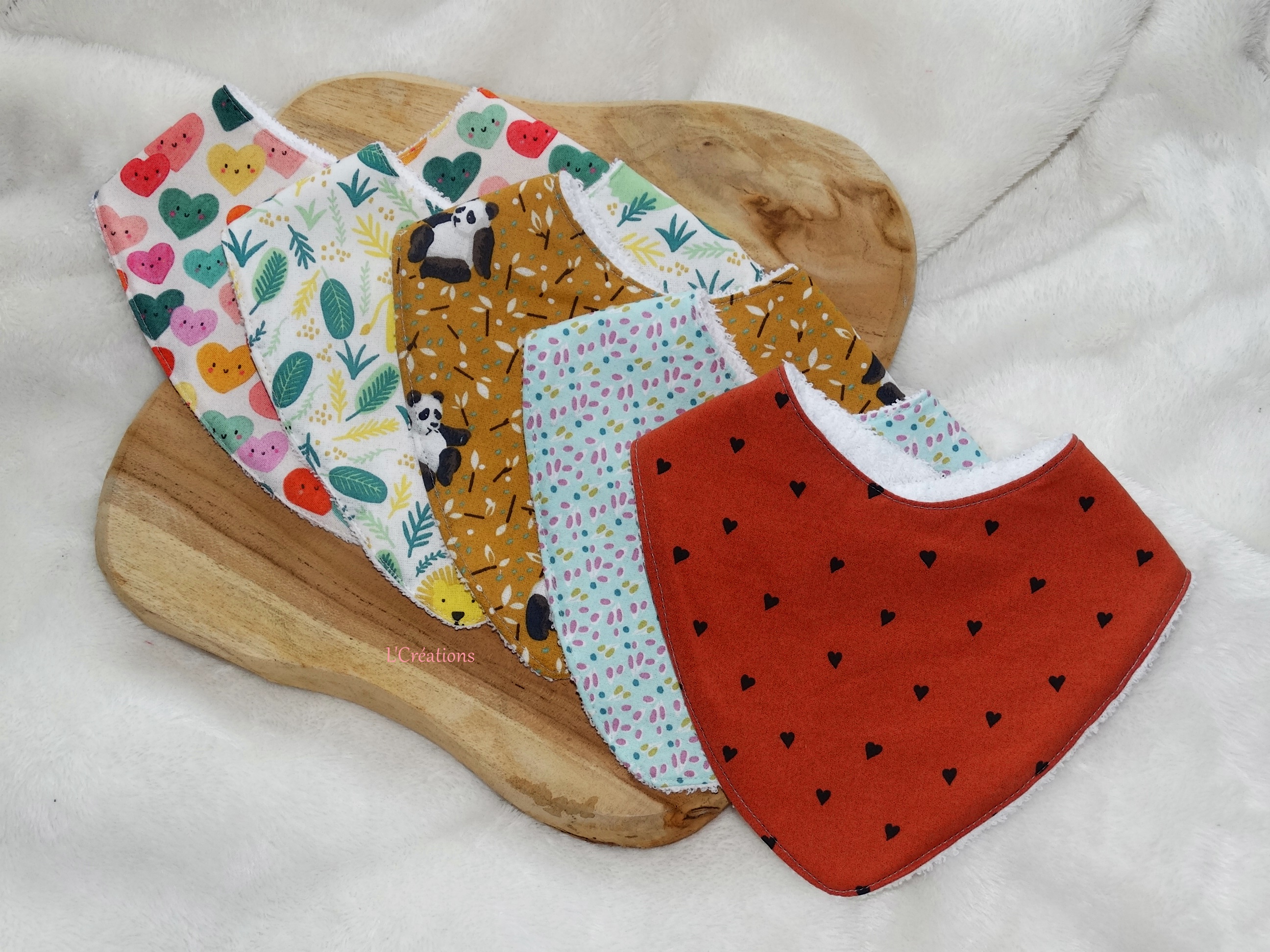 DSC02793 Bavoirs Bandanas Coton