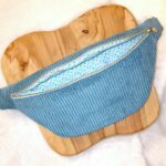 Banane velours bleu glacier