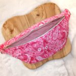 Banane motif indien rose