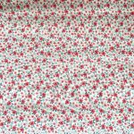 Coton Fleurs Rouge