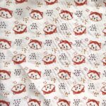 Coton blanc Panda Roux