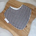 Bavoir Bandana Vichy Chocolat